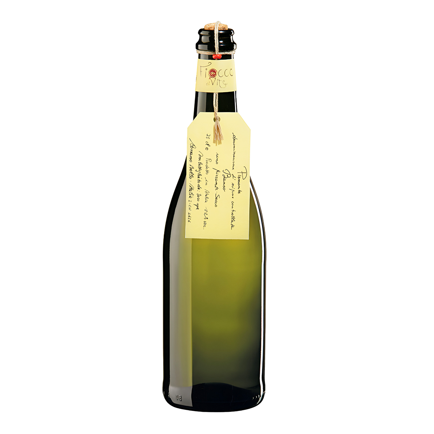Piemonte DOC Bianco Frizzante flaske med mousserende hvidvin