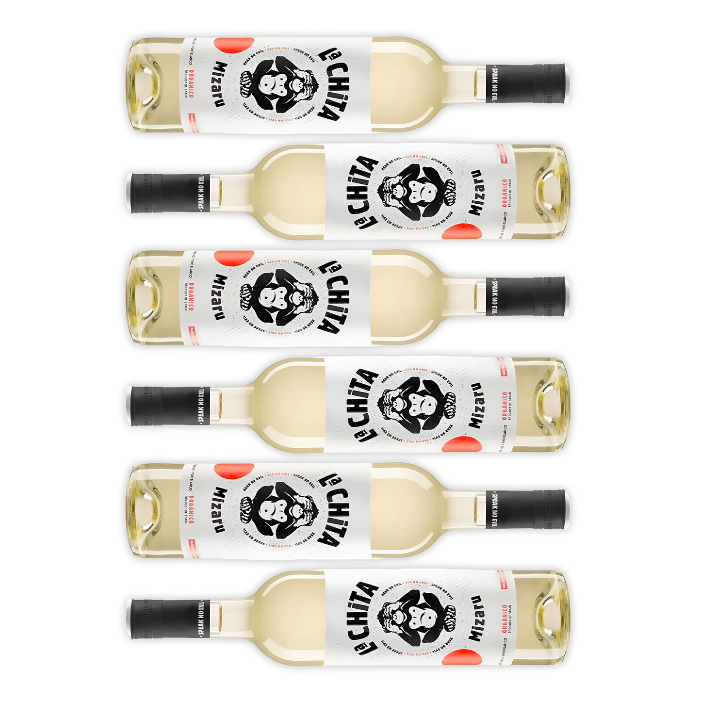 6 Flasker La Chita Blanc "Mizaru" BIO – Hvidvin med Karakter og Stil